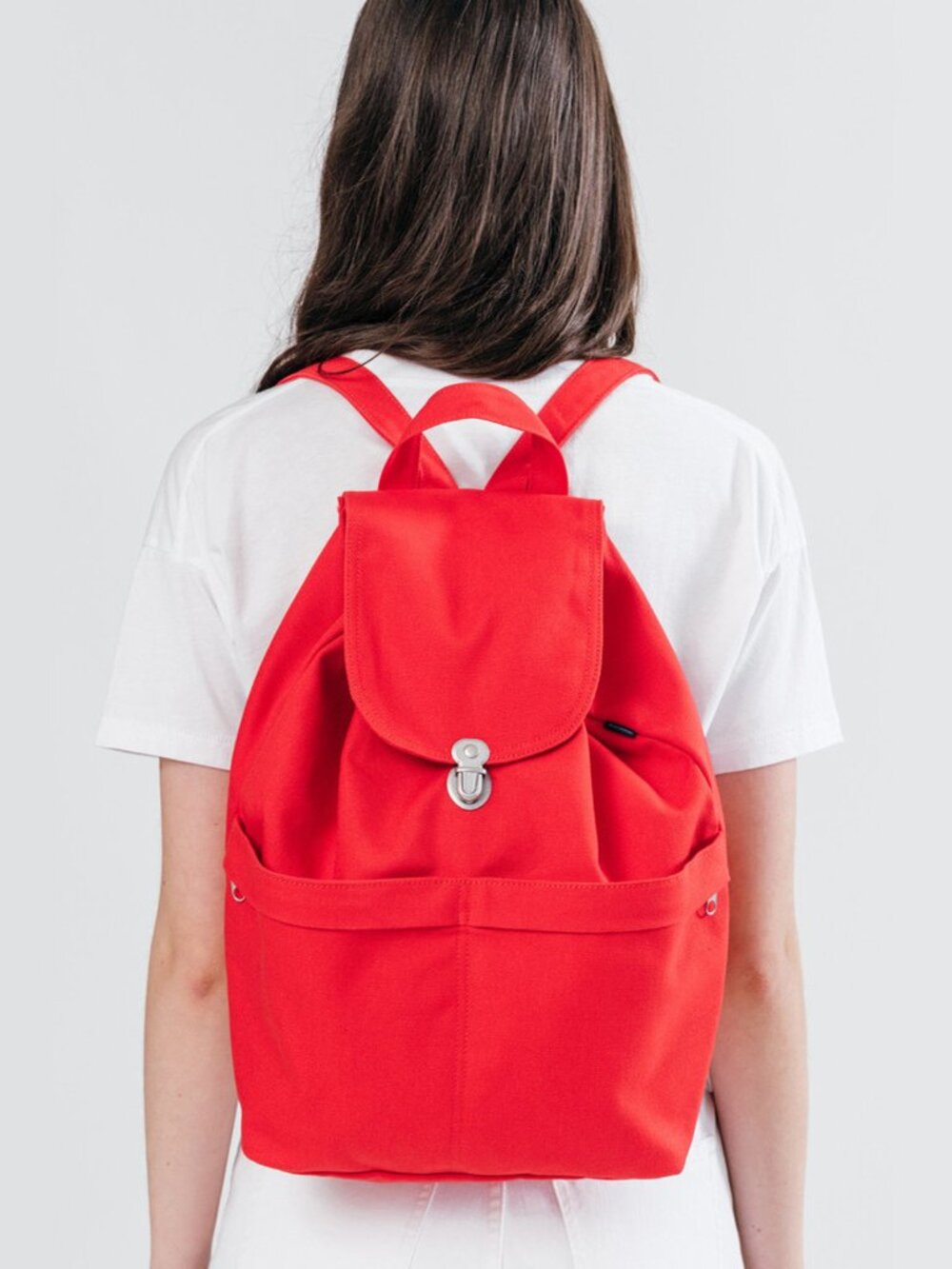 BAGGU 100% cotton Canvas Backpack
